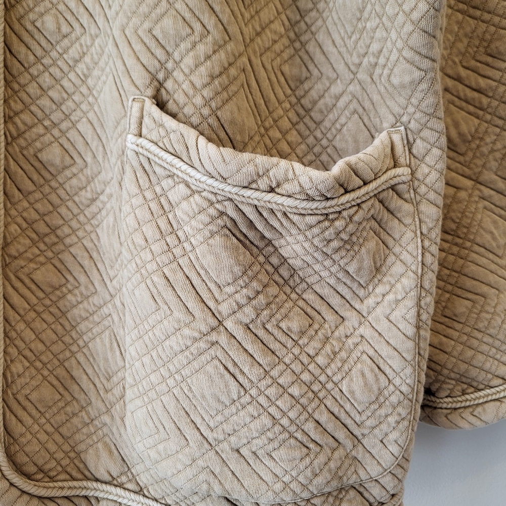 Banana Republic Tan Quilted Countryside Cottagecore Layering Jacket - Picture 4 of 8